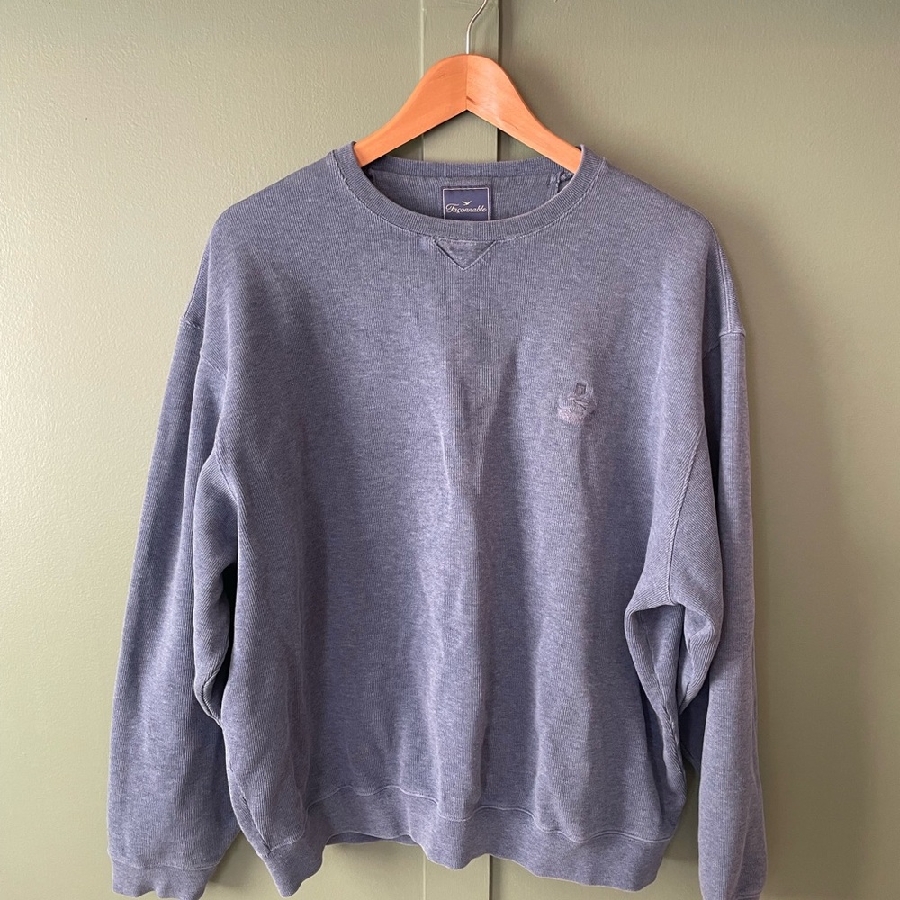 Faconnable Men's Crewneck Sweater in soft blue